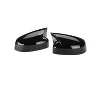 Coppia Calotte Specchio Per Ford Per Focus MK3 2012 2013 2014 2015-2018 Calotta Specchietto Laterale Effetto Fibra Carbonio/nero Lucido Accessori Per Auto(Gloss Black)