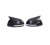 Coppia Calotte Specchio Per Kia Per Rio 3 2011 2012 2013 2014 2015 2016 2017 Copertura Specchietto Retrovisore Auto Modanatura Telaio Porta Esterna(A Carbon)