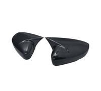 Coppia Calotte Specchio Per VW Per Polo Mk5 6R 6C V 2009 2010-2017 Specchietto Retrovisore Laterale Nero Lucido Calotte Di Copertura Calotta Di Ricambio(Carbon fiber pattern)