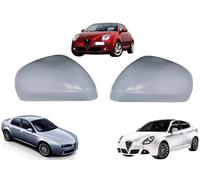 COPPIA CALOTTE SPECCHIO RETROVISORE DX&SX ALFA MITO 159 GIULIETTA DA VERNICIARE