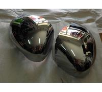 Coppia Calotte Specchio Retrovisore per Ford Fiesta 2013-2017 Cromate