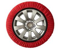 Coppia Calze da Neve Auto Omologate EN 16662-1 Pneumatici 205/60R16 - Compatibili con TOYOTA Avensis Verso DAL 2001 IN POI - Catene in Tessuto Antislittamento Antiscivolo