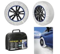 COPPIA CALZE DA NEVE OMOLOGATE EN16662-1:2020 PER AUTO LAVABILI "M" 175/55-17