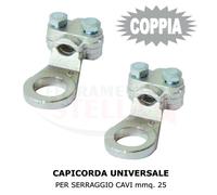COPPIA CAPICORDA CAPOCORDA CAPI CORDA UNIVERSALI MMQ 25 x FILO SALDATRICE