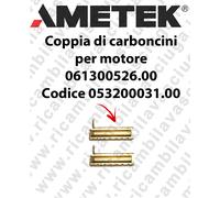 COPPIA Carboncini Motore aspirazione X motore Ametek 061300526.00