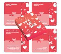 Coppia Card Card Game - 2.52x3.51 Pollici Di Esplorazione Delle Relazioni Romantiche Giocattolo Per Il Legame Divertente, Celebrazione Di San Con Idee Da 50 Date, Favore Giocoso Per Adolesce