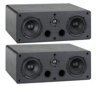 Coppia Casse Acustiche da Scaffala 2x 4'' Woofer Passive HiFi Stereo Bassreflex