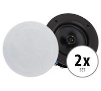 Coppia Casse Altoparlante Audio Soffitto Incasso HiFi Filodiffusione Speaker 60W