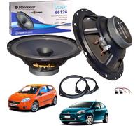 Kit 4 Casse Altoparlanti Doppio Cono Phonocar Ant+Post per Fiat Punto EVO