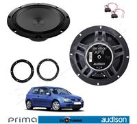 Coppia Casse Altoparlanti Woofer Audison AP8 Anteriori 20cm per VW golf 5
