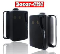 Coppia casse BLUETOOTH 3,5" IMPERMEABILI ESTERNO 200W altoparlanti barca marine