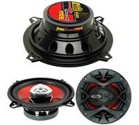 COPPIA CASSE BOSS CH5520 ROSSE 13 CM 130 MM 400 WATT 5" 5,25" A 2 VIE COASSIALI