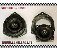 Coppia casse + supporti FIAT BRAVO DAL 2007 IN POI POSTERIORI 2VIE 50 WATTS 10cm