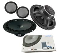 Coppia Casse Woofer 20 cm Audison AP 8 Altoparlanti Flat 66mm Profondità+Griglie