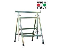Coppia Cavalletti Da Lavoro 70-120 cm - Gambe Apribili - Portata max 250kg