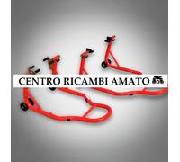 COPPIA CAVALLETTI PALETTE+FORCHETTE REGOLABILI MOTO PER HONDA HORNET 600