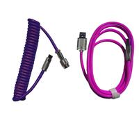 COPPIA CAVI AVIATOR VIOLA/VIOLETTO RGB