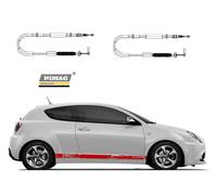 Coppia Cavi Corde Funi freno a mano posteriore MITO PUNTO EVO GRANDE PUNTO