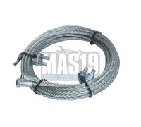 COPPIA CAVI DI RICAMBIO PER BASCULANTI MT. 3 CON MORSETTI