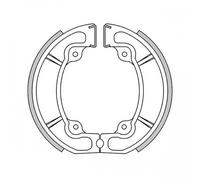 Coppia ceppi freno posteriore per Cagiva Elefant Aletta Rossa Electra 125 - GF02