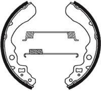 Coppia ceppi freno Tecnium BA053 per SUZUKI