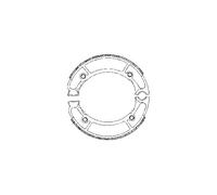 COPPIA CEPPI GANASCE FRENO POSTERIORE YAMAHA YP MAJESTY 250 1996 1998