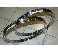 COPPIA CERCHI ACCIAIO STEEL RIM MOTO BM SCUGNIZZO 20 X 1.20 36 FORI