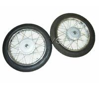Coppia Cerchi Completi Royal Enfield WM2 19" Con Pneumatico E Camera 2 Pezzi