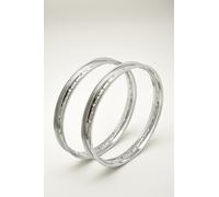 COPPIA CERCHI IN ACCIAIO CROMATO MV AUGUSTA RAID 250