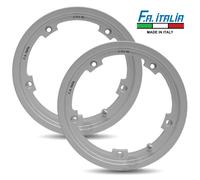 COPPIA CERCHI IN LEGA TUBELESS GRIGIO 3.50.10 PER VESPA 125 GT (VNL2T)