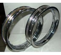 COPPIA CERCHI RIMS ACCIAIO 12 X 1.85 20 FORI ISOMOTO