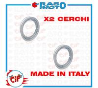Coppia Cerchi Ruota In Lamiera Verniciato Vespa 125 ET3