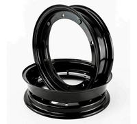 COPPIA CERCHI RUOTA NERI 3.00.10 3.50.10 PIAGGIO VESPA 50 SPECIAL PX 125 150 200