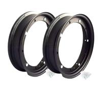 COPPIA CERCHI RUOTA NERI 3.00.10 3.50.10 PIAGGIO VESPA 50 SPECIAL PX 125 150 200