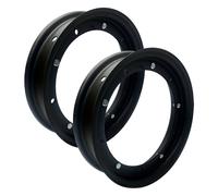COPPIA CERCHI RUOTA NERI IN FERRO 3.00.10 PER PIAGGIO VESPA 50 SPECIAL (V5B3T)