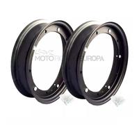 COPPIA CERCHI RUOTA NERO 3 00 10 VESPA 50 ET3 PRIMAVERA PX 125 150 200