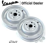 COPPIA CERCHIO CHIUSO 4 FORI PER COPERTONE GOMMA 2.75 - 9 PER VESPA 50 R L N