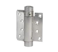 Coppia cerniera a molla tipo "Bommer" art.102 azione singola - Acciaio nichelato, 100 mm