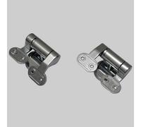 COPPIA CERNIERA FRIZIONATA Universale Cromata Cerniere Ricambio Sedili Wc