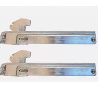 COPPIA CERNIERE CERNIERA PORTA FORNO COMPATIBILE PORTA LEGGERA 2 vetri 170 x 23 mm. cod 133.0064.935