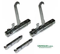 COPPIA CERNIERE E PORTARULLI PER SPORTELLO PORTA FORNO GLEM GAS