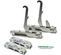 COPPIA CERNIERE E PORTARULLI PER SPORTELLO PORTA FORNO ILVE