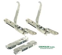 COPPIA CERNIERE E PORTARULLI SPORTELLO PORTA LEGGERA FORNO SMEG LOFRA BOMPANI