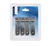 Coppia Cerniere per Copriwater Universale con Perni Filettati e Boccole in Plastica | Kit Ricambio Sedile WC con Accessori di Fissaggio