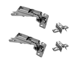 Coppia Cerniere per Mobili Scolapiatti Apertura 165° Tazza 35mm con Basette Slide-On Incluse - Made in Spain, Montaggio Facile Per un Accesso Ampio e Agevole