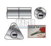 COPPIA CILINDRI ASTRAL TEKNO PER SERRATURE ELETTRICHE CISA 0M149