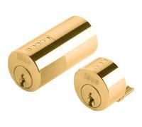 COPPIA CILINDRI ESTERNI 854507 ISEO - OTTONE CHIAVI 3 X SERIE 52N- 1 pezzi