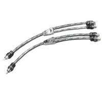 Coppia Cinch Cavo Y Connettore Doppio Stereo Audio Adattatore Resistente