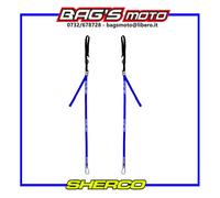 COPPIA CINGHIE FERMAMOTO TRASPORTO ANCORAGGIO FISSAGGIO CARELLO COLORE BLU