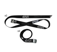 Coppia cinghie GIVI s351 per bauletto/borsa posteriore moto, universale, nero